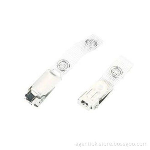office meeting Metal PE flip top ID card, name Badge Holder